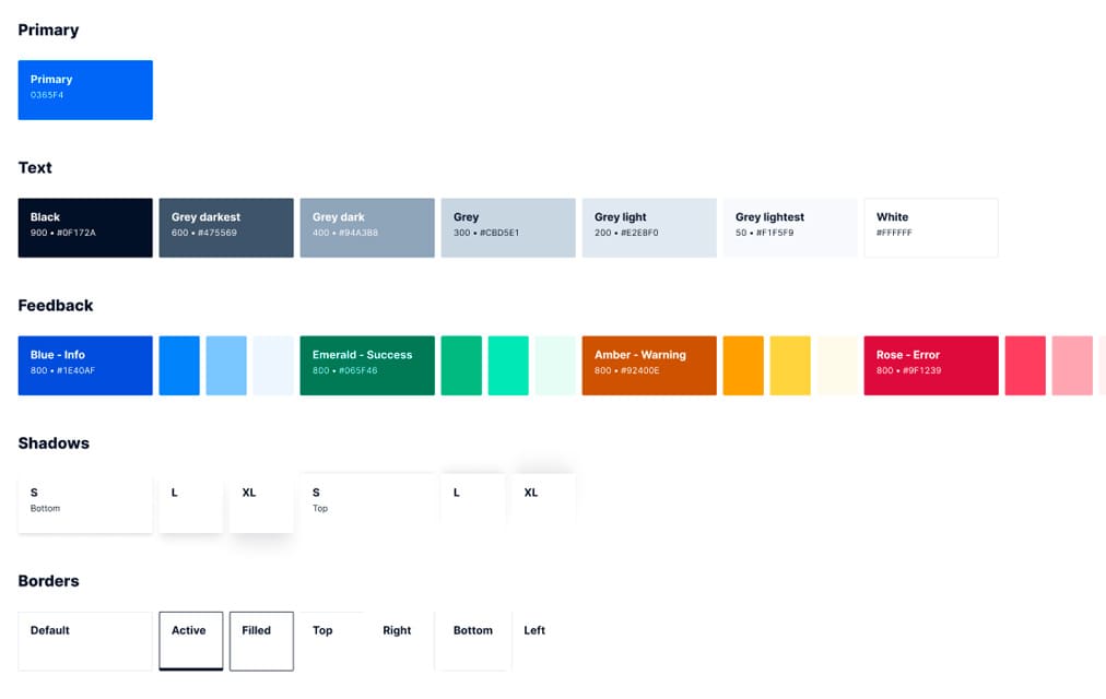 Color List Design